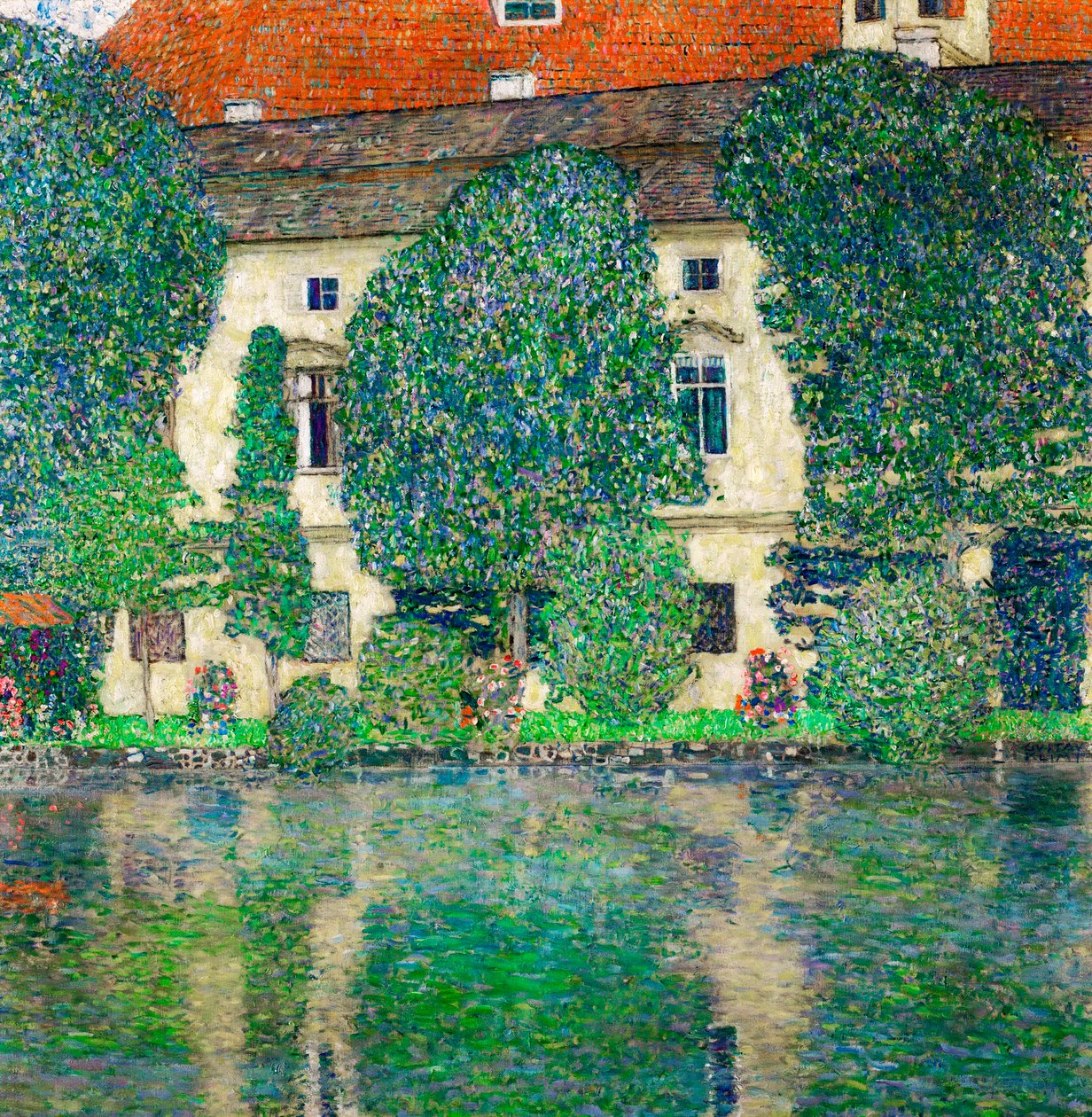 Castelo no lago Attersee III, 1910 de Gustav Klimt