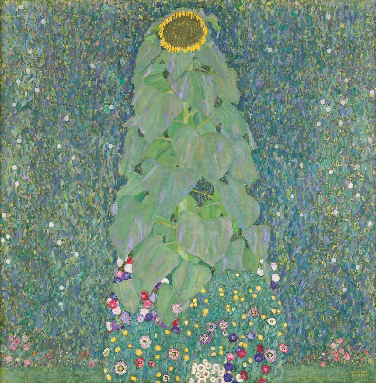Girassol, 1907-1908. de Gustav Klimt