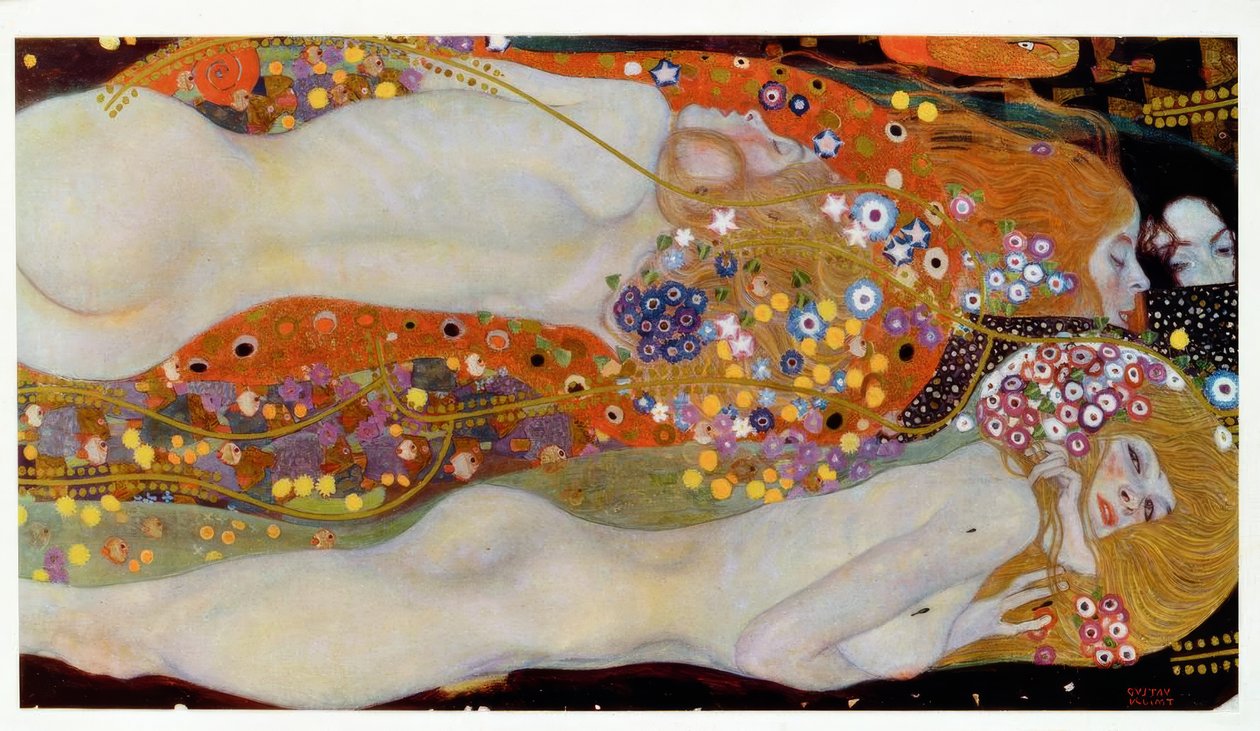 Cobras de água II de Gustav Klimt