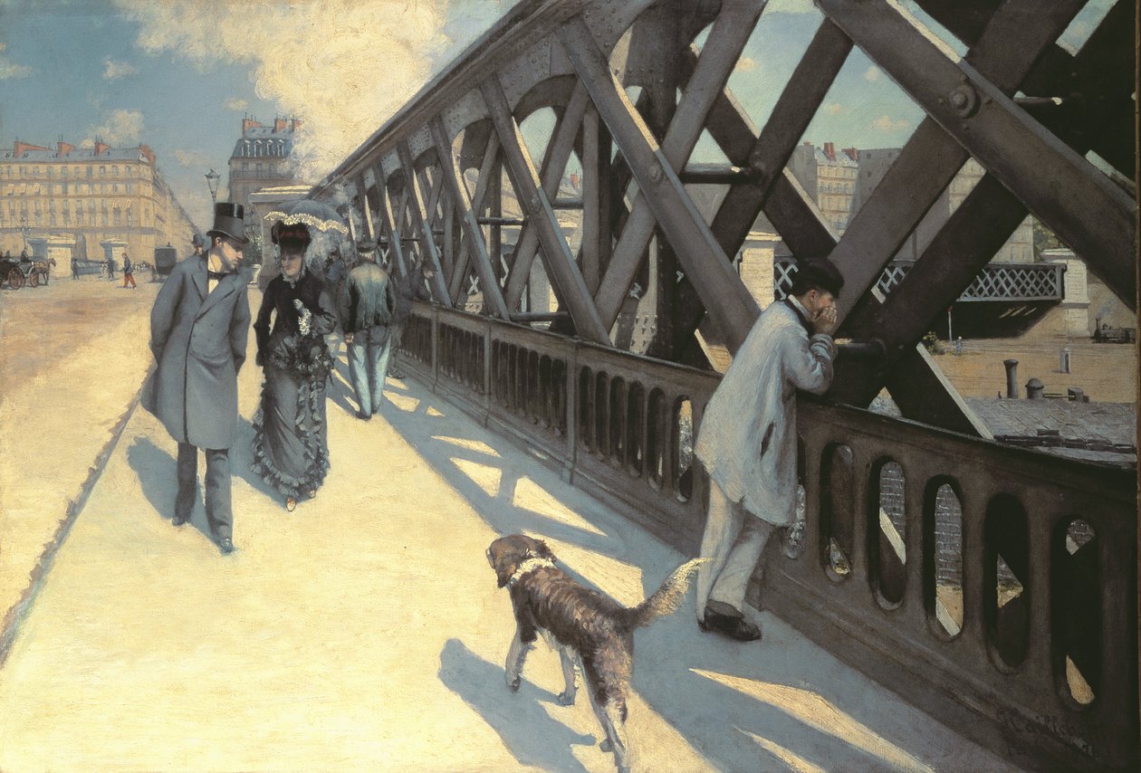 A ponte da europa de Gustave Caillebotte