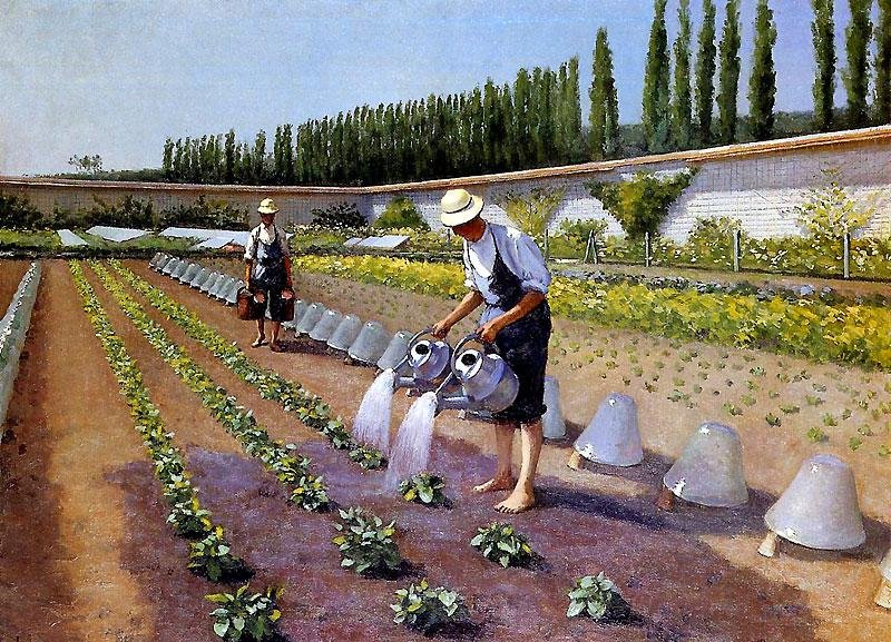 Jardineiros de Gustave Caillebotte