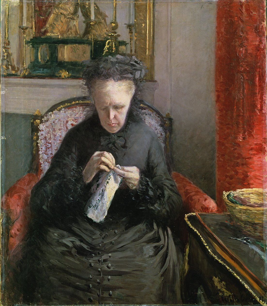 Madame Martial Caillebotte, 1877 de Gustave Caillebotte