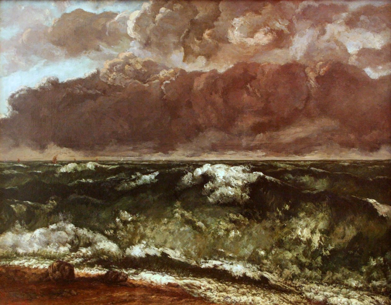 A onda de Gustave Courbet