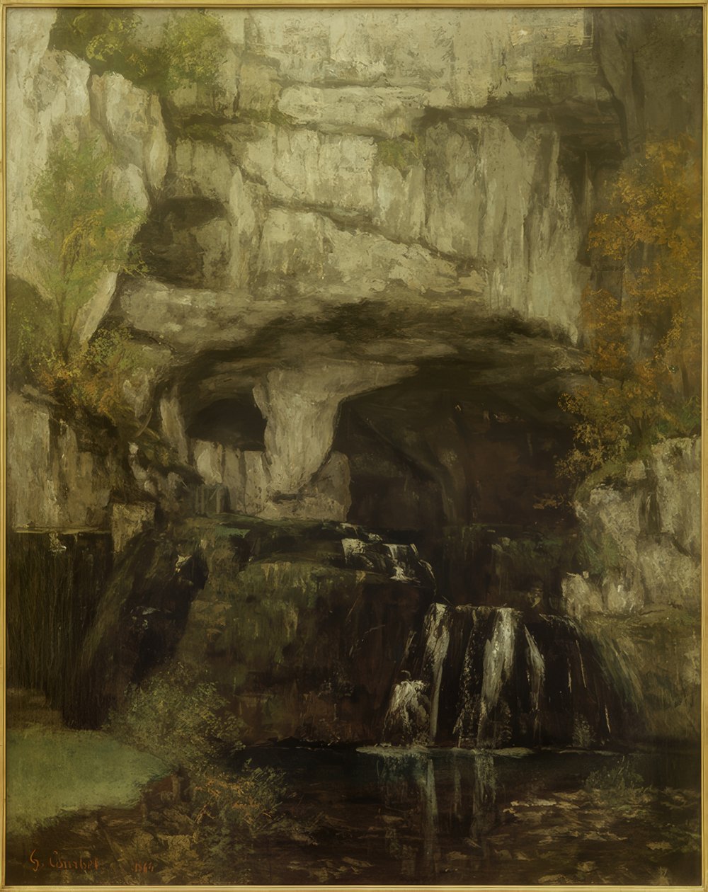 A fonte de Lison de Gustave Courbet