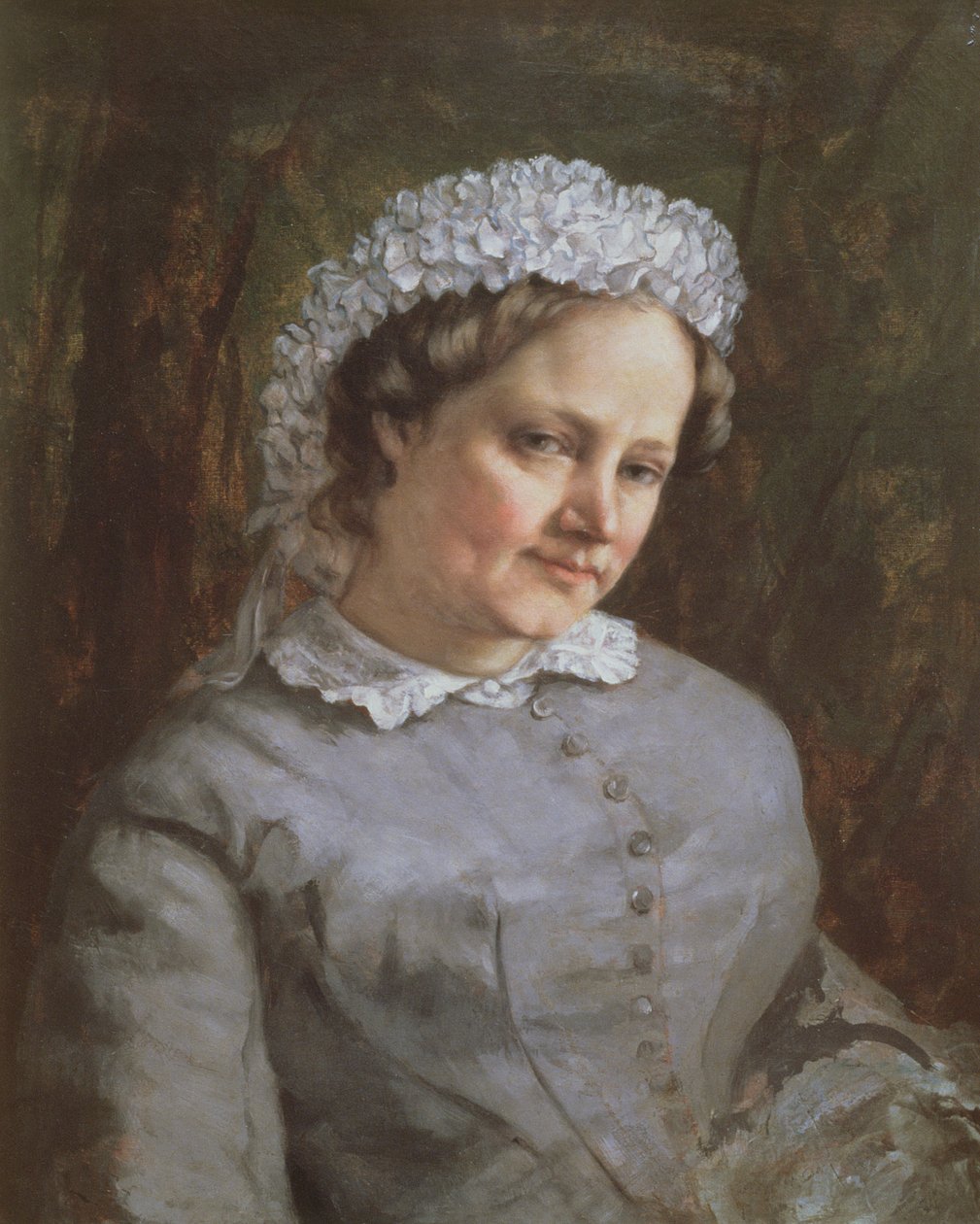 Retrato de Madame Prudhon de Gustave Courbet