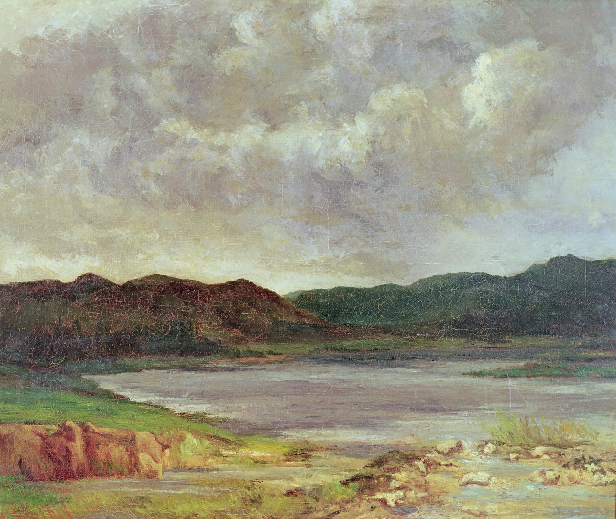 O Lago Negro, 1872 de Gustave Courbet