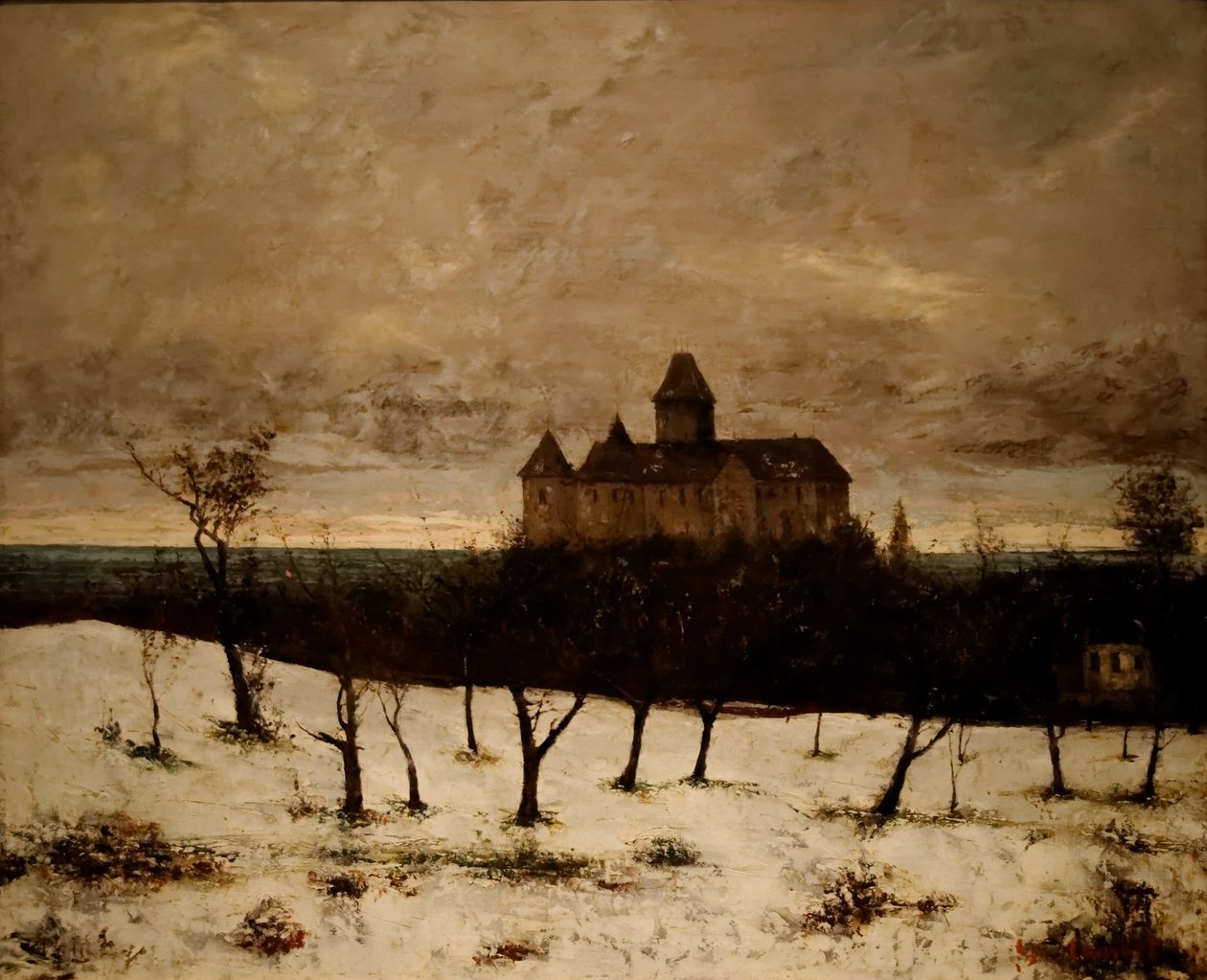 O Castelo de Blonay de Gustave Courbet