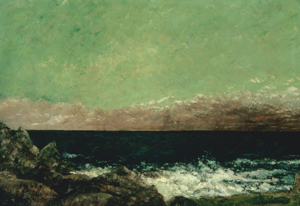 O Mediterrâneo de Gustave Courbet