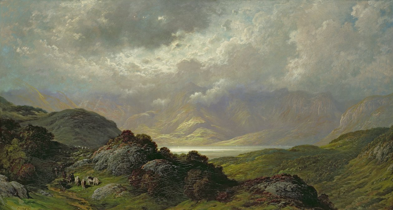Paisagem escocesa de Gustave Dore
