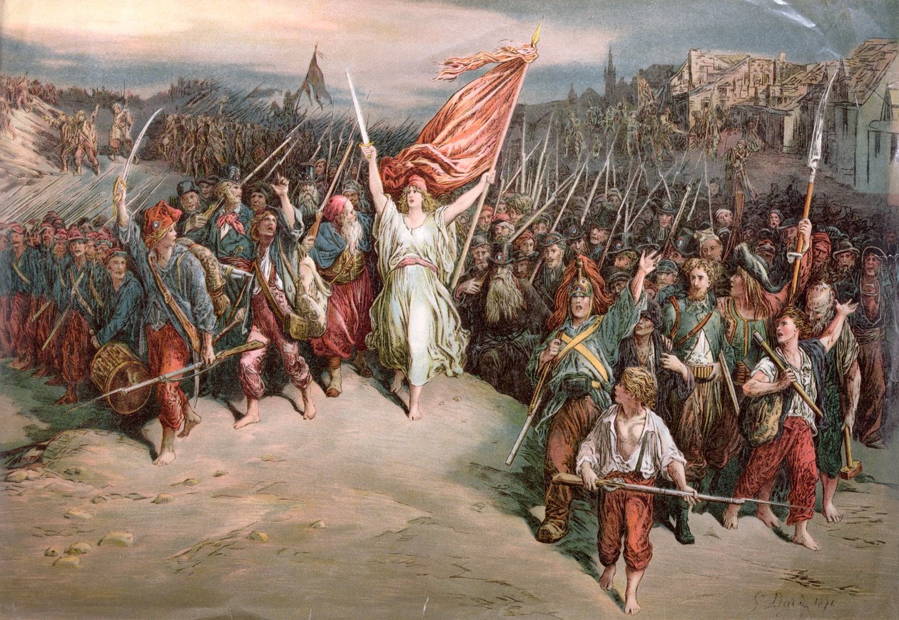 A Marselhesa, 1870 de Gustave Dore