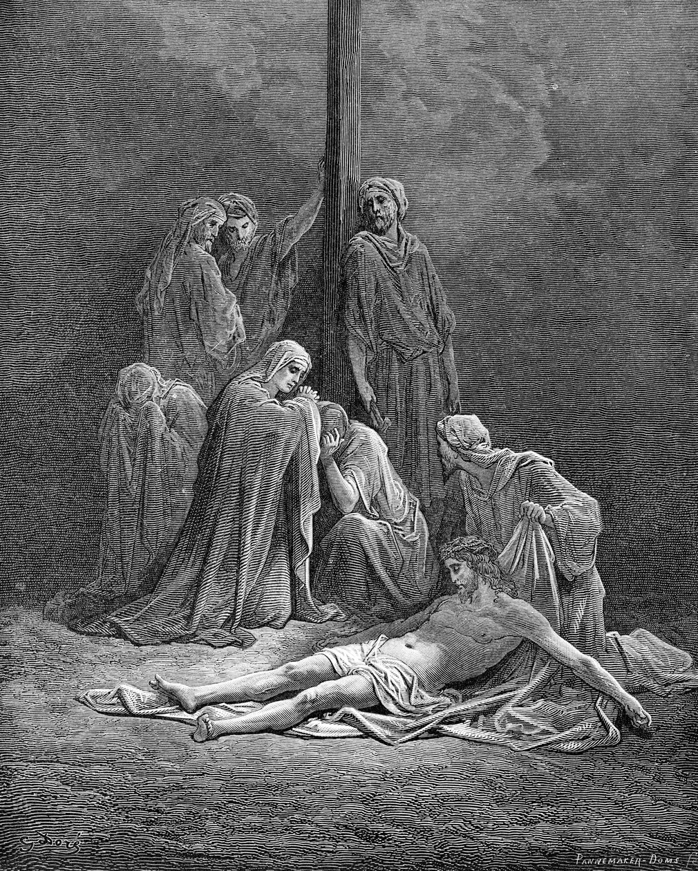 O Cristo morto - Bíblia de Gustave Dore