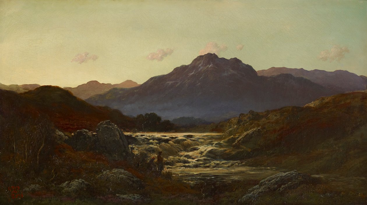 Torrente nas Terras Altas de Gustave Dore