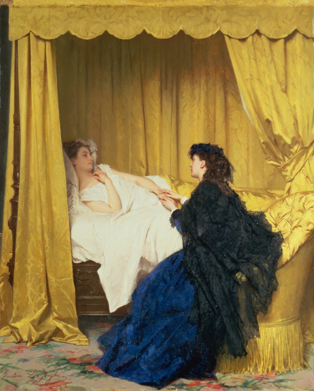 O Convalescente de Gustave Léonard de Jonghe