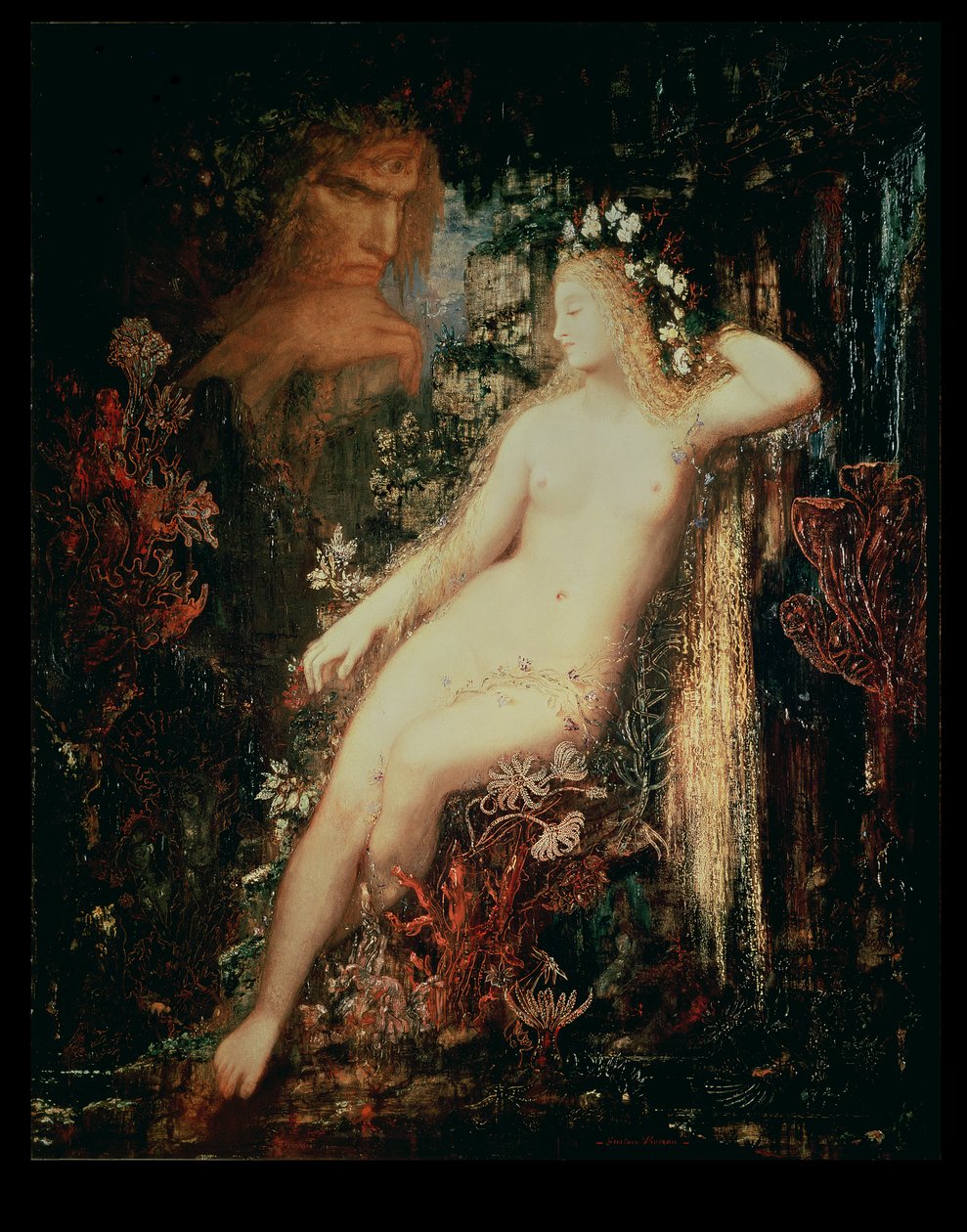 Galatéia, 1880-81 de Gustave Moreau