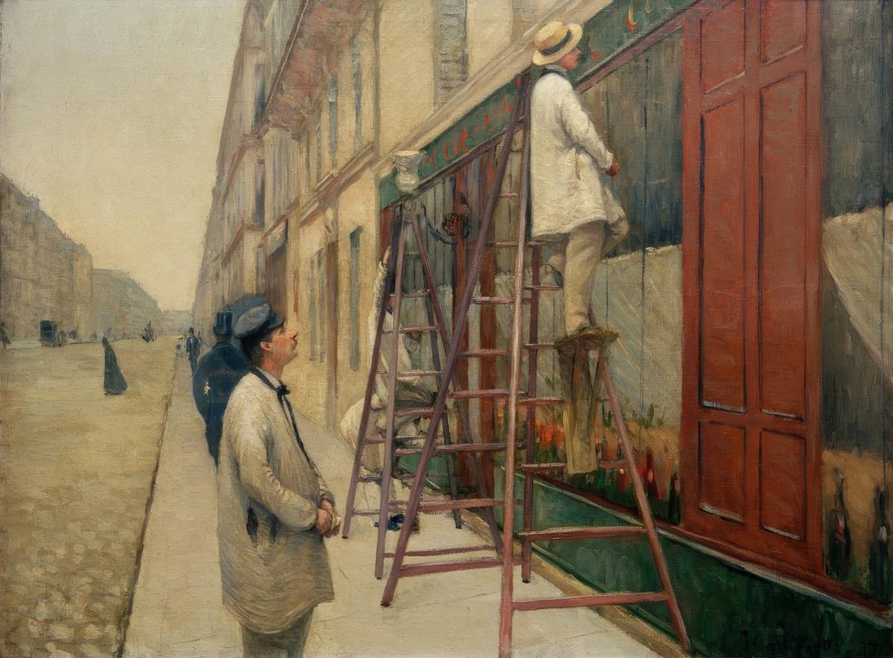 Pintores de casas de Gustave Caillebotte