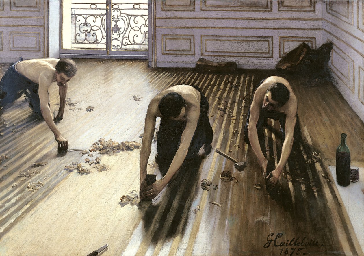 Os planejadores de parquete de Gustave Caillebotte