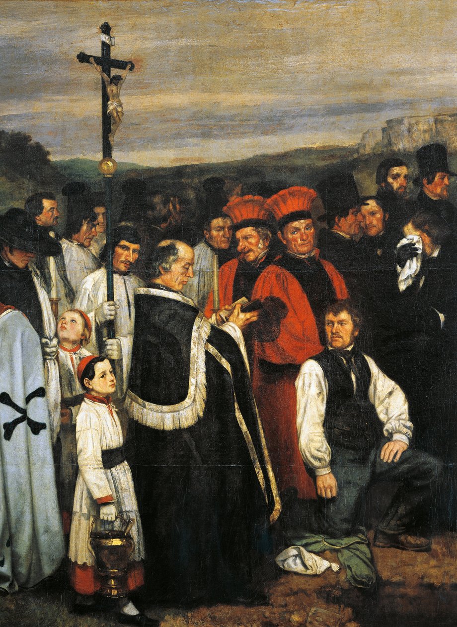 Um enterro em Ornans de Gustave Courbet