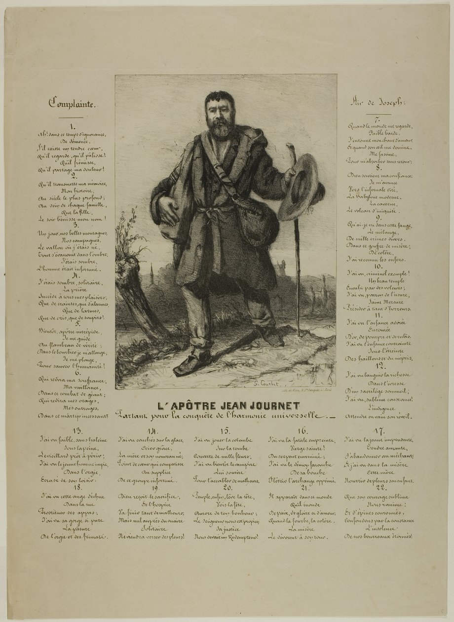 O Apóstolo Jean Journet de Gustave Courbet