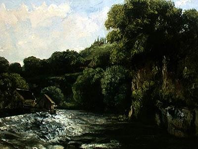 O cadeado no Loue de Gustave Courbet