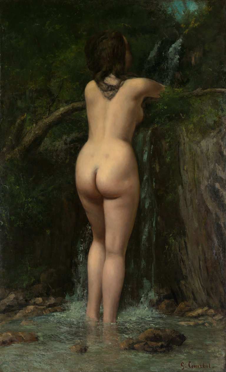 A Fonte, 1862. de Gustave Courbet