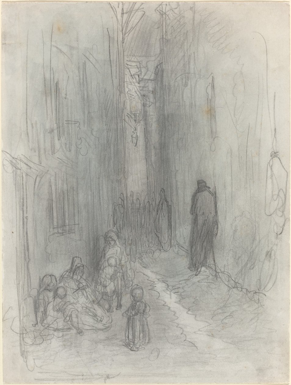 Um Backstreet em Londres de Gustave Dore