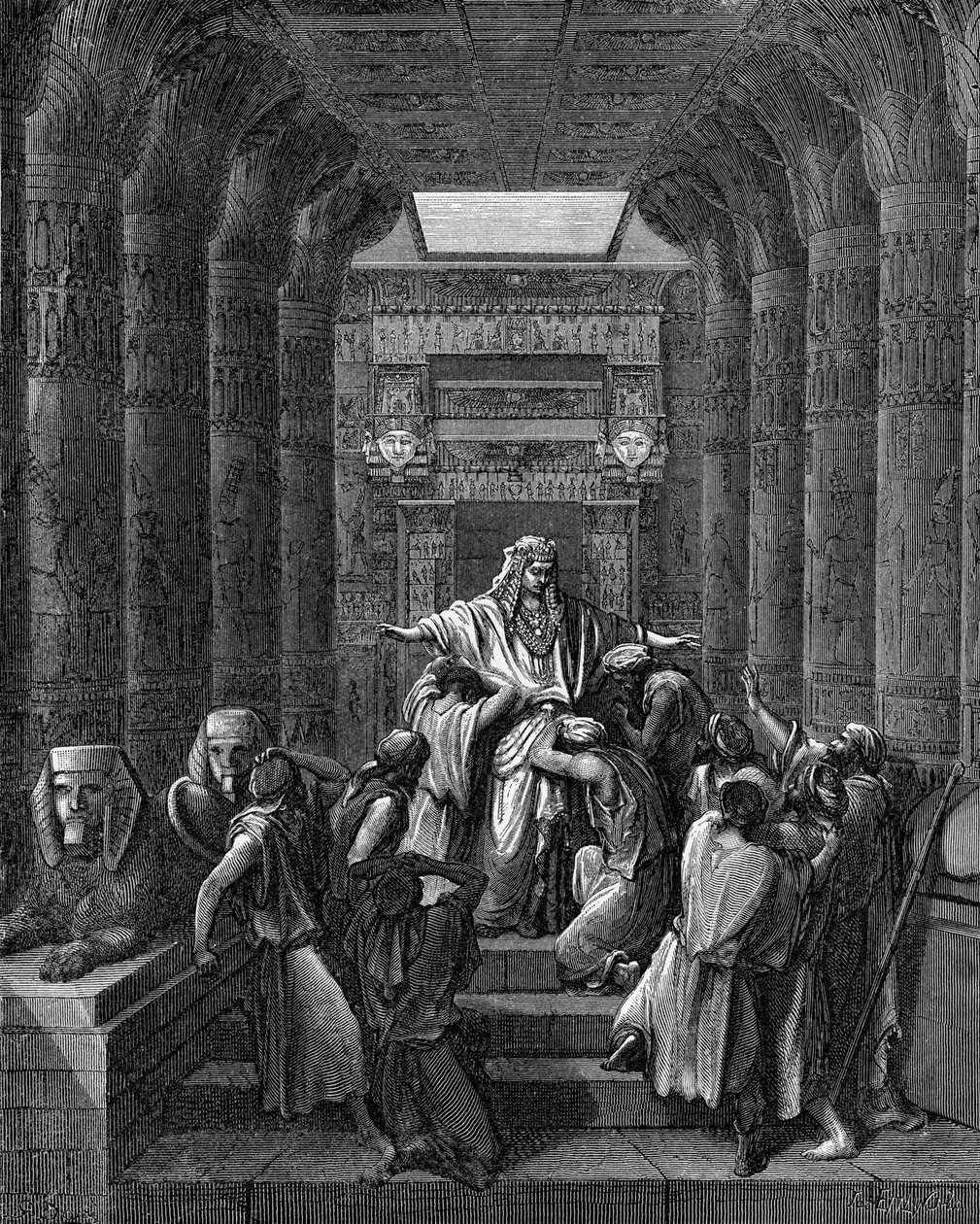 José está reunido com seus irmãos de Gustave Dore