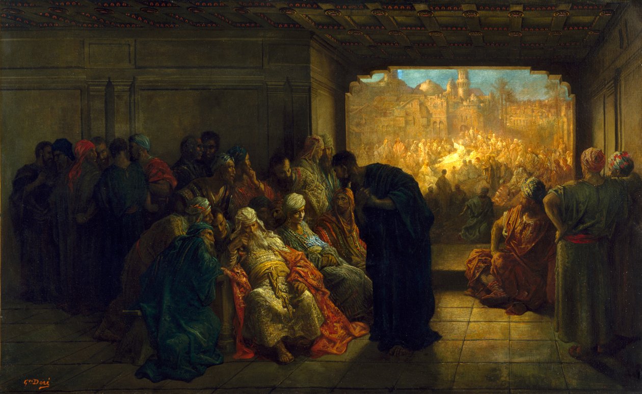 A Casa de Caifás, 1875 de Gustave Dore