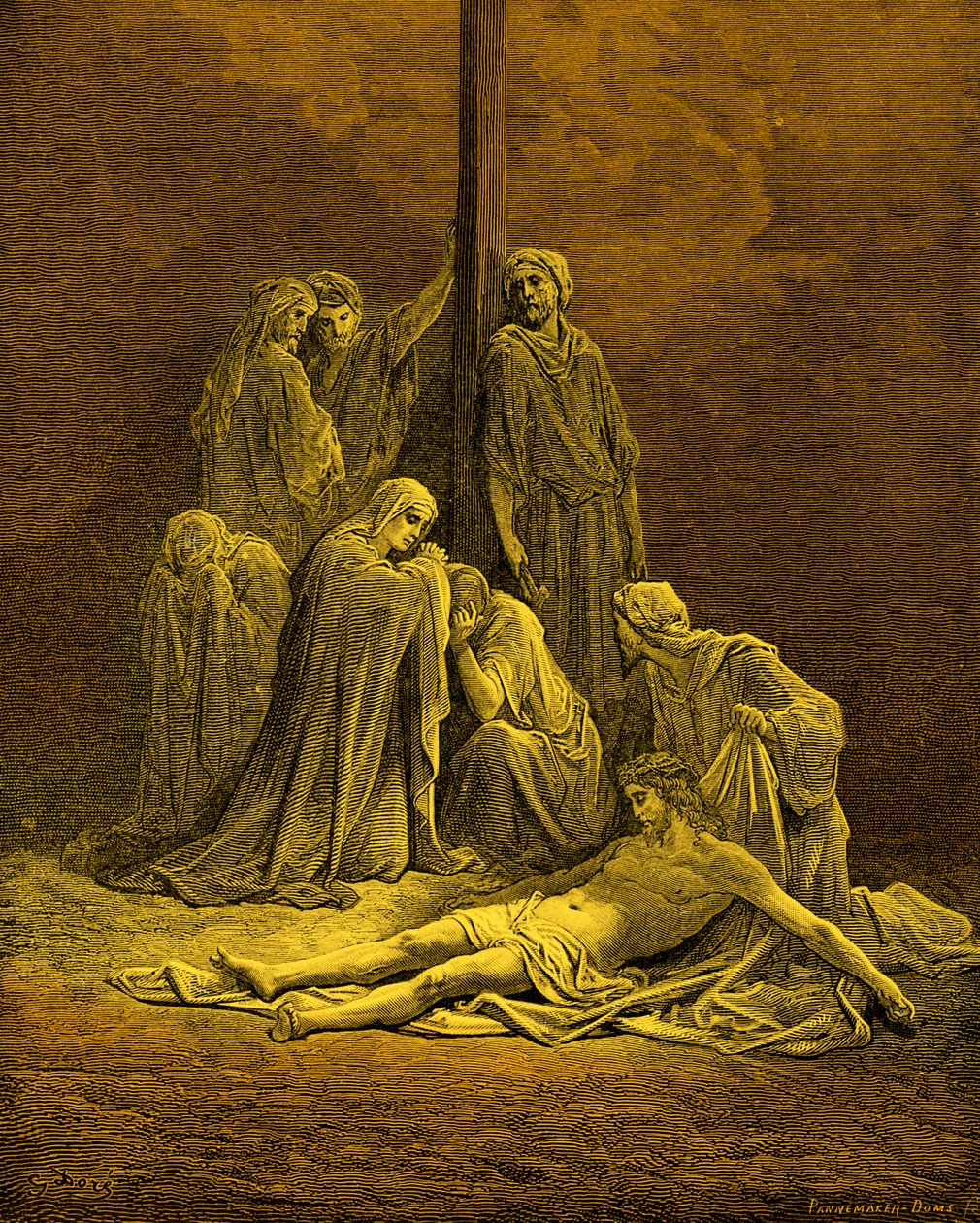 O Cristo morto - Bíblia de Gustave Dore
