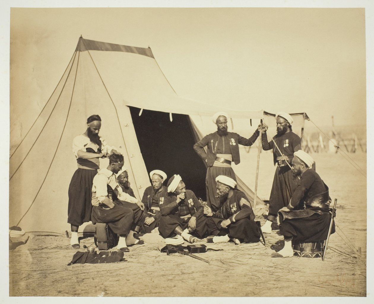 Sem título (Zouaves) de Gustave Le Gray