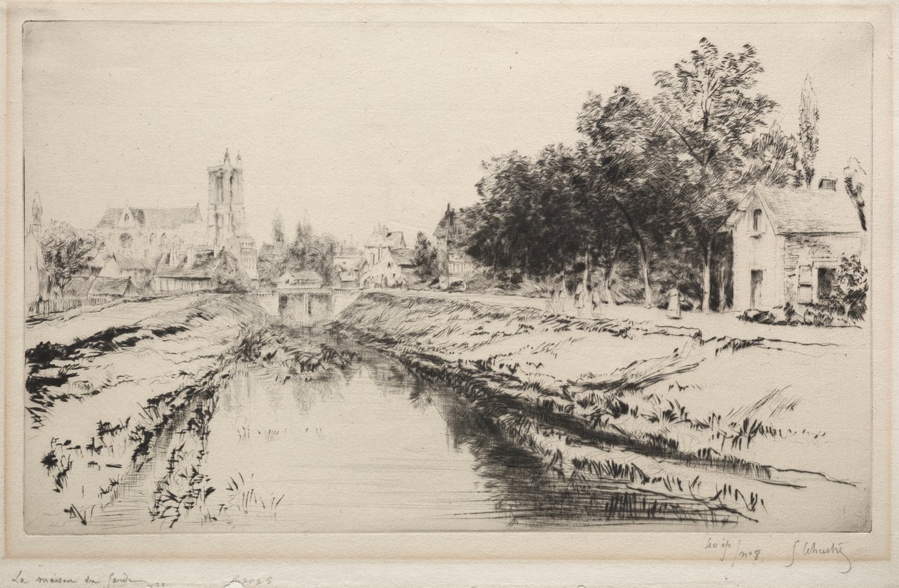A guarita, Troyes de Gustave Leheutre