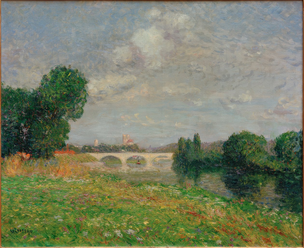 Ponte Perronet em Nantes de Gustave Loiseau