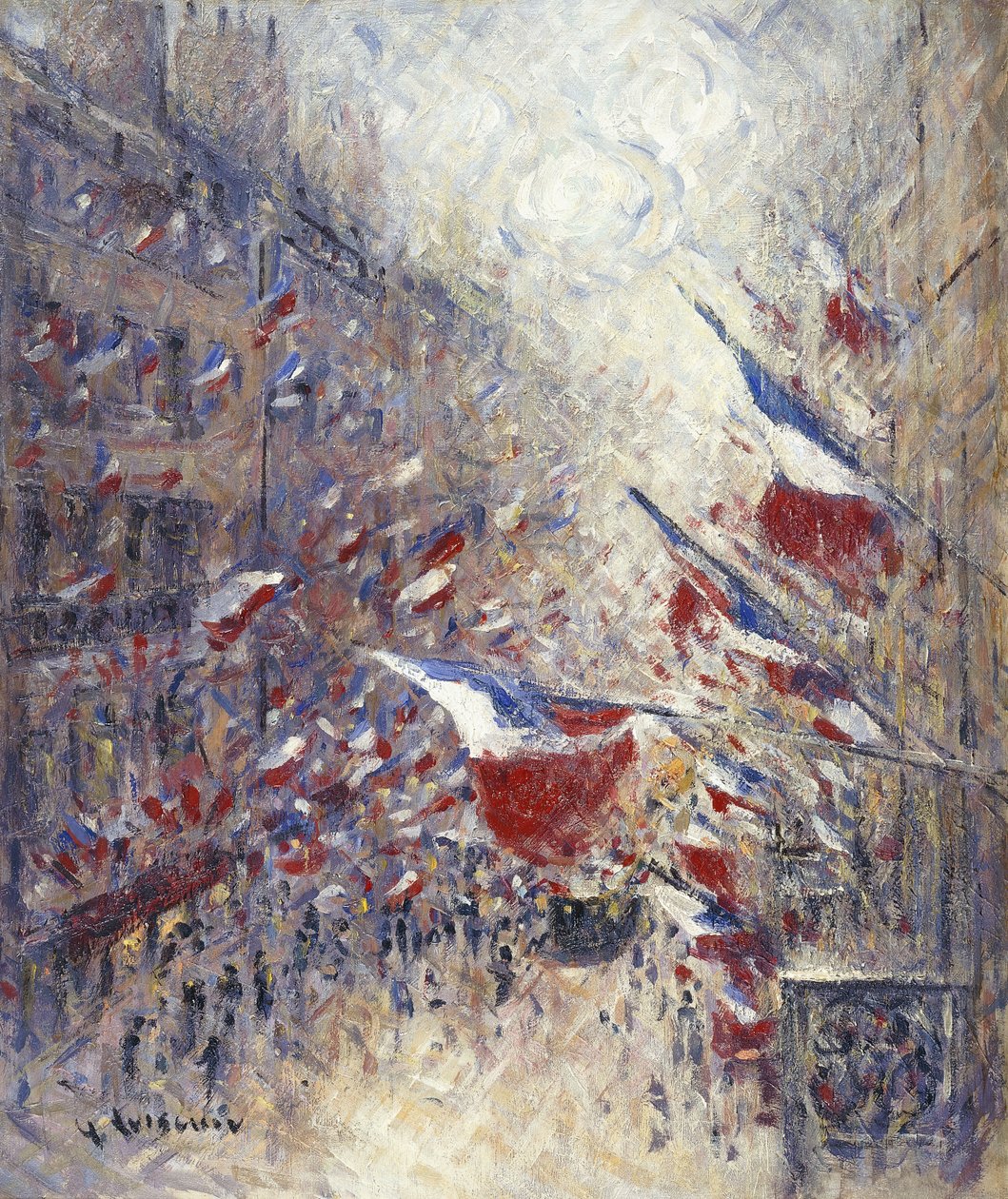 Em 14 de julho em Paris, de Gustave Loiseau