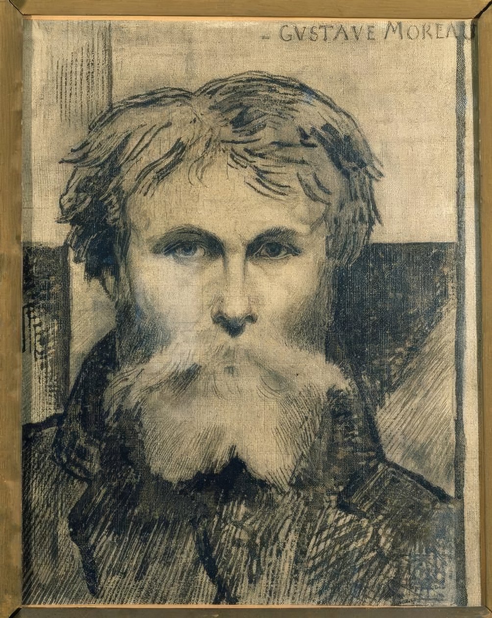 auto-retrato de Gustave Moreau
