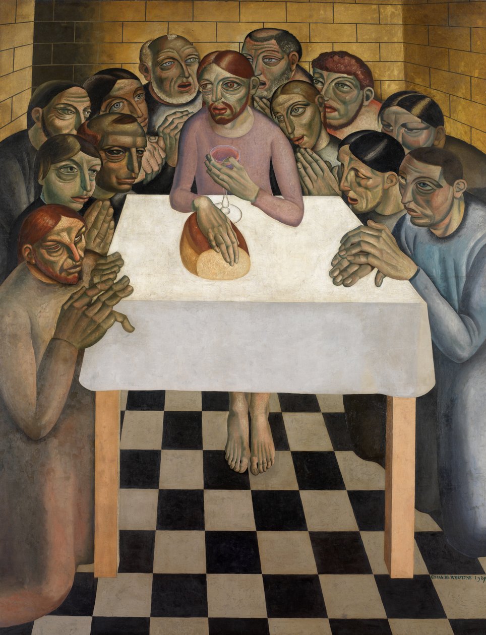 A Última Ceia de Gustave Van de Woestyne