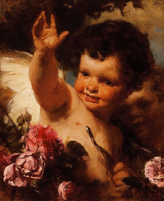 O Cupido Flechado de Gyula Benczúr