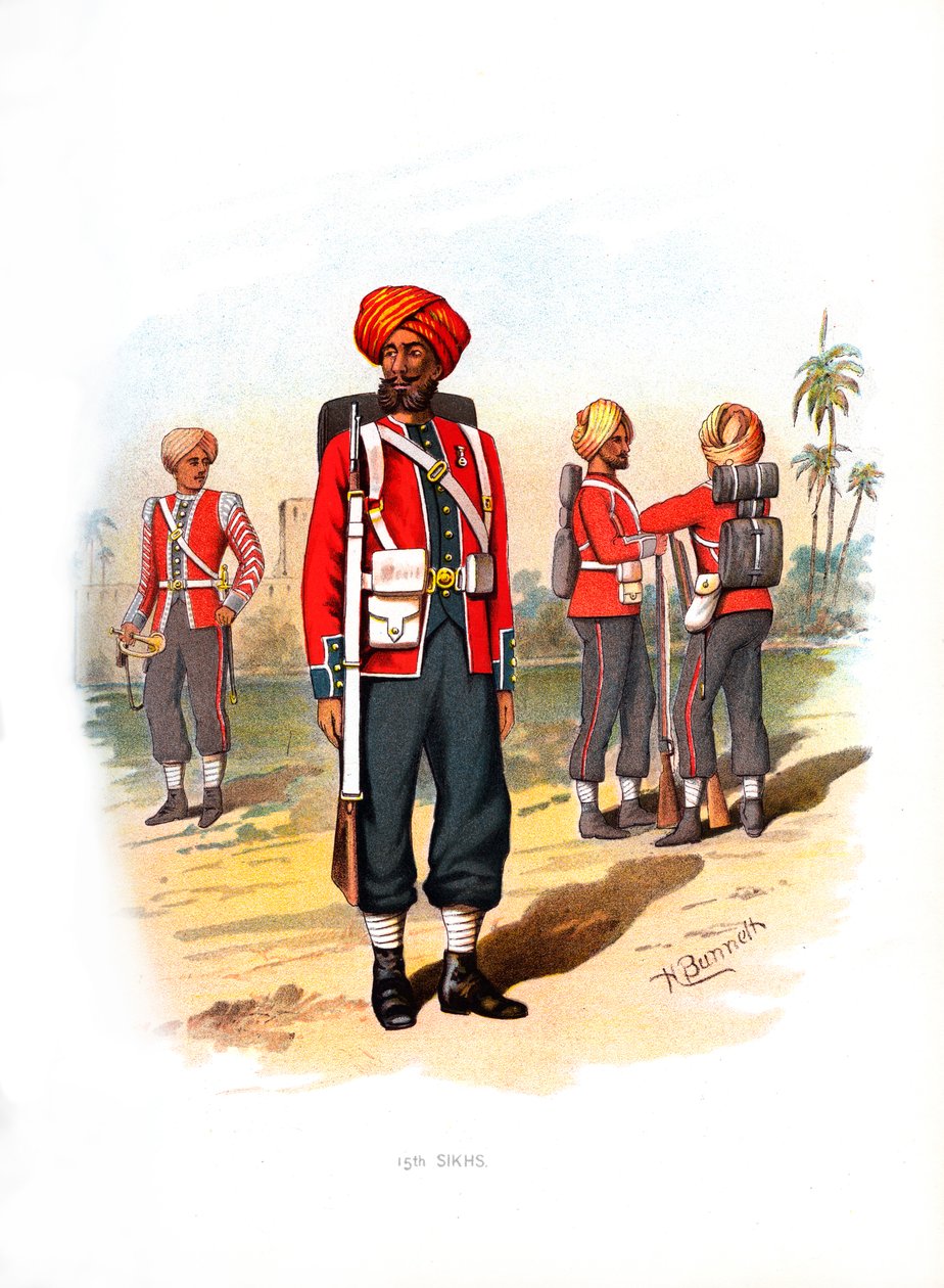15º sikhs, c1890. de H. Bunnett