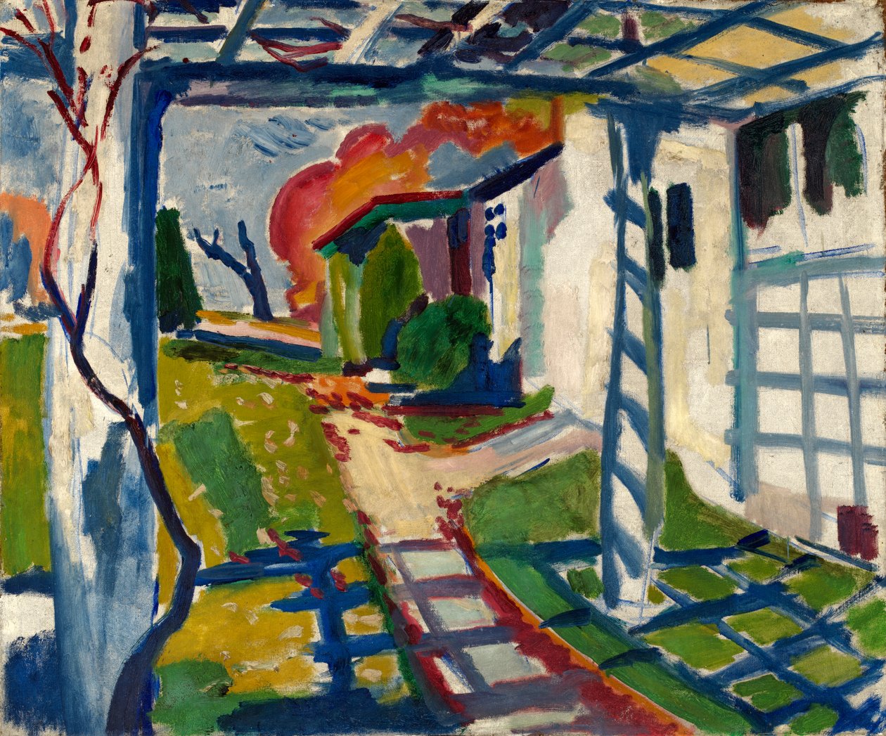 Árvore de uva, ca. 1915. de H Lyman Sayen
