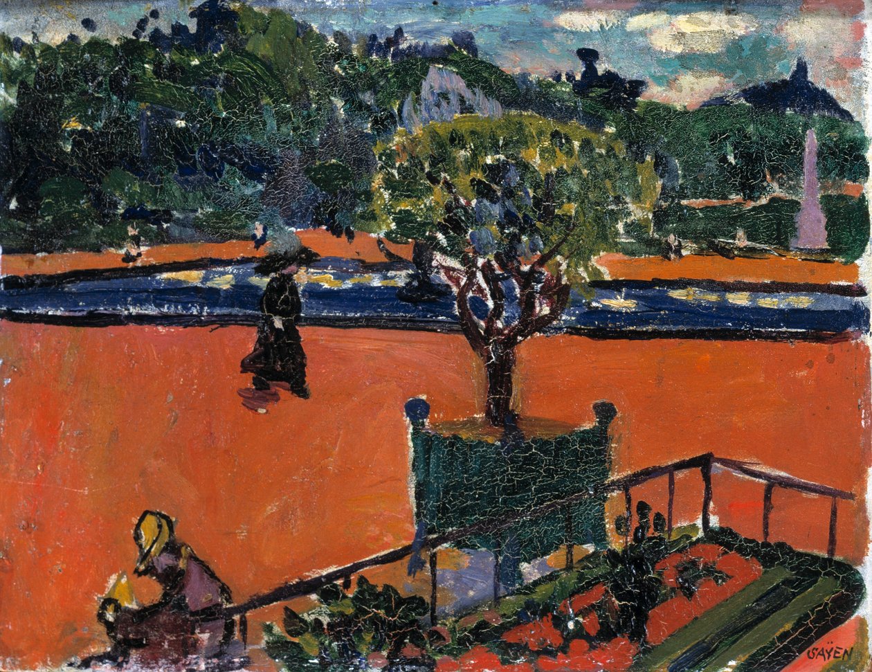 Nos Jardins do Luxemburgo de H. Lyman Sayen