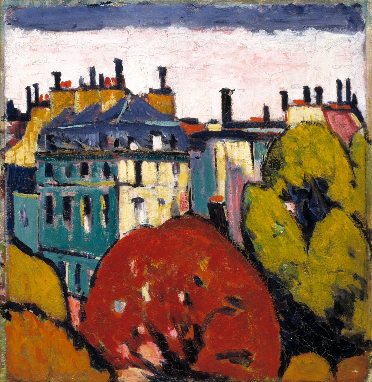 Paisagem, Paris, 1912-1914. de H Lyman Sayen