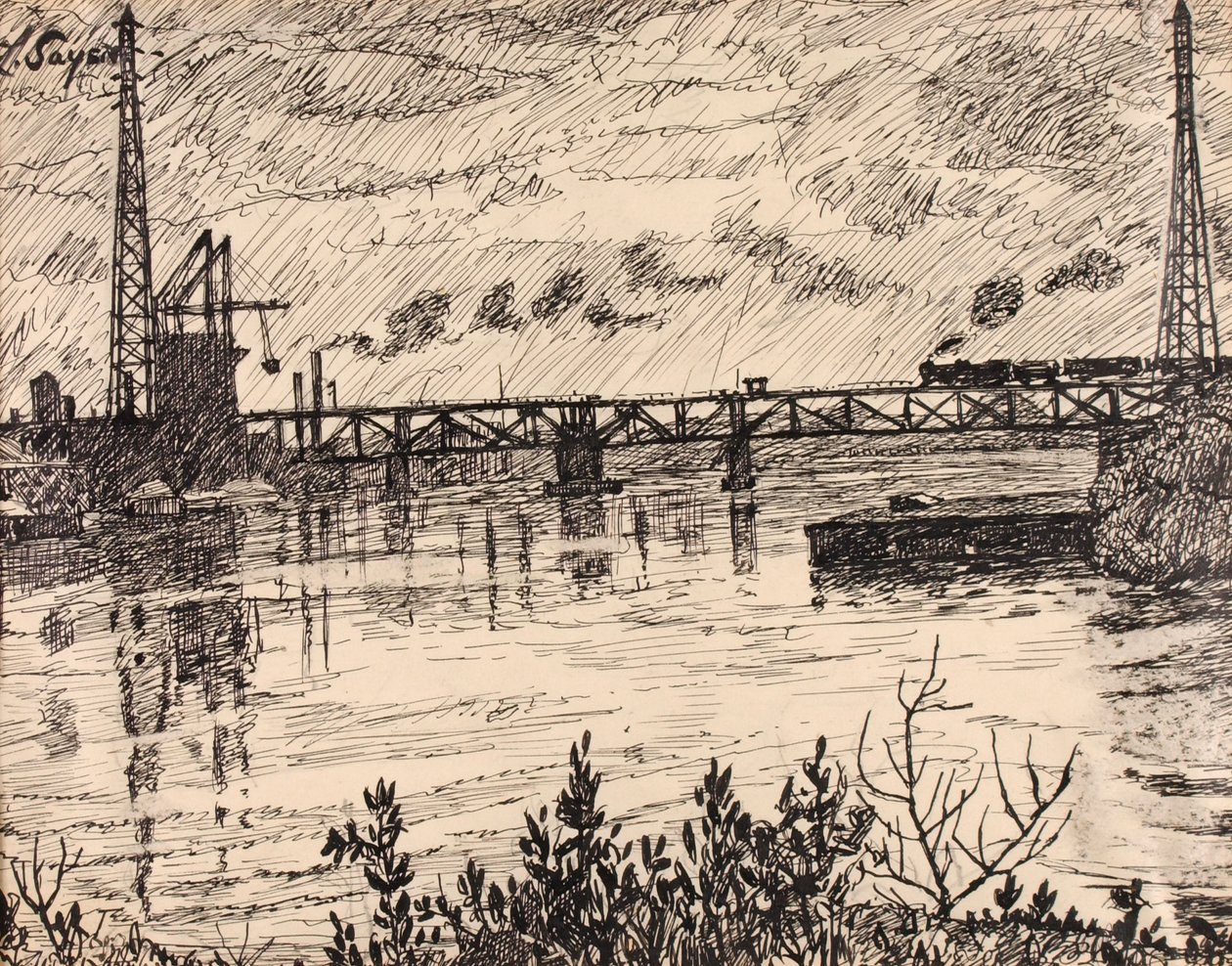 Schuylkill no. 3 de H. Lyman Sayen