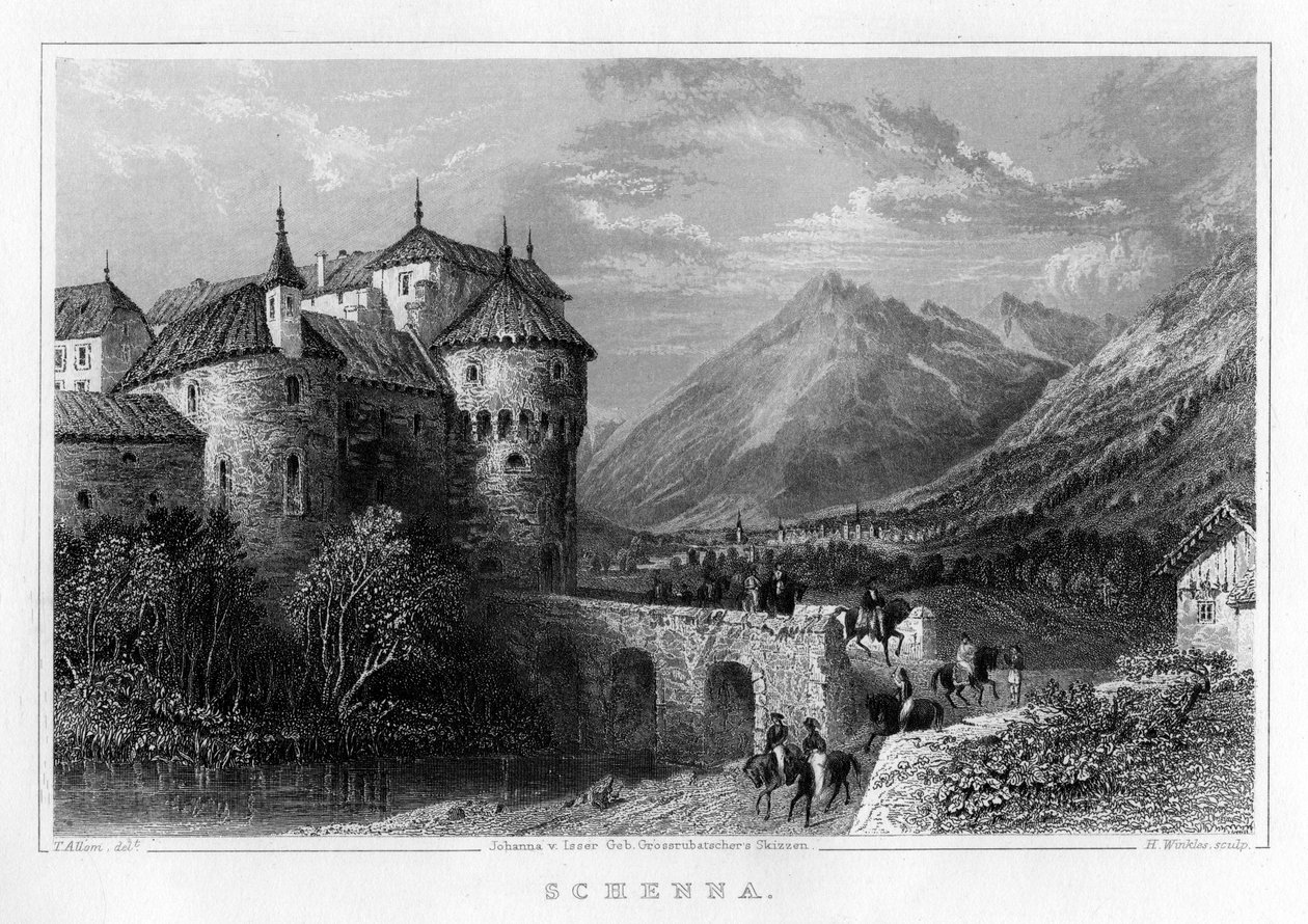 Schenna, século XIX de H. Winkles
