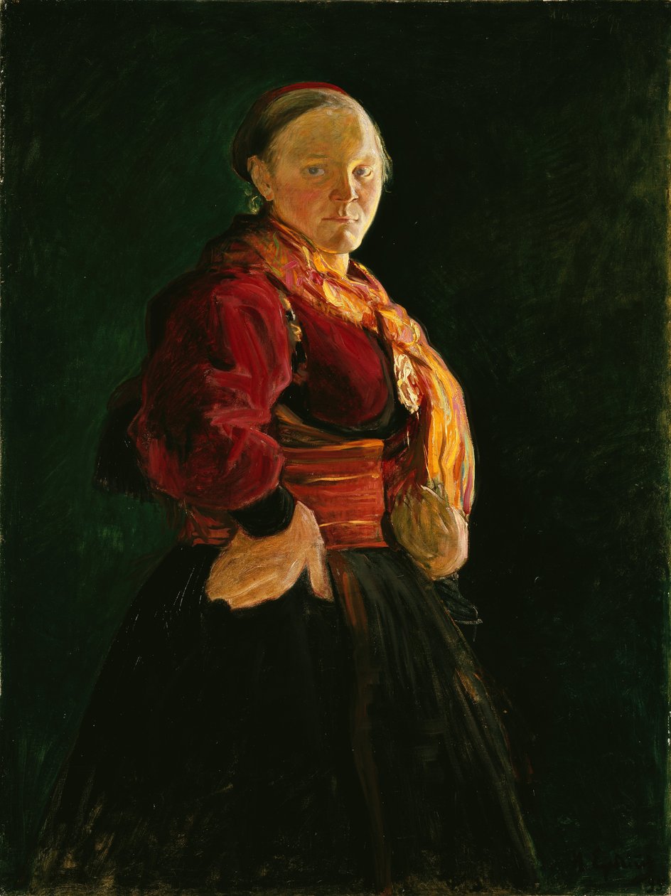 Retrato de Mari Clasen de Halfdan Egedius