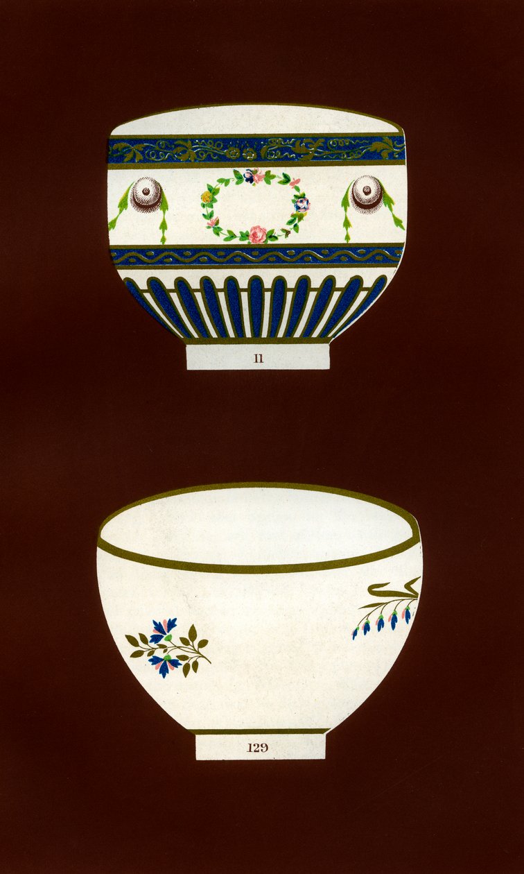Padrões de Derby, 1876. de Hall and England