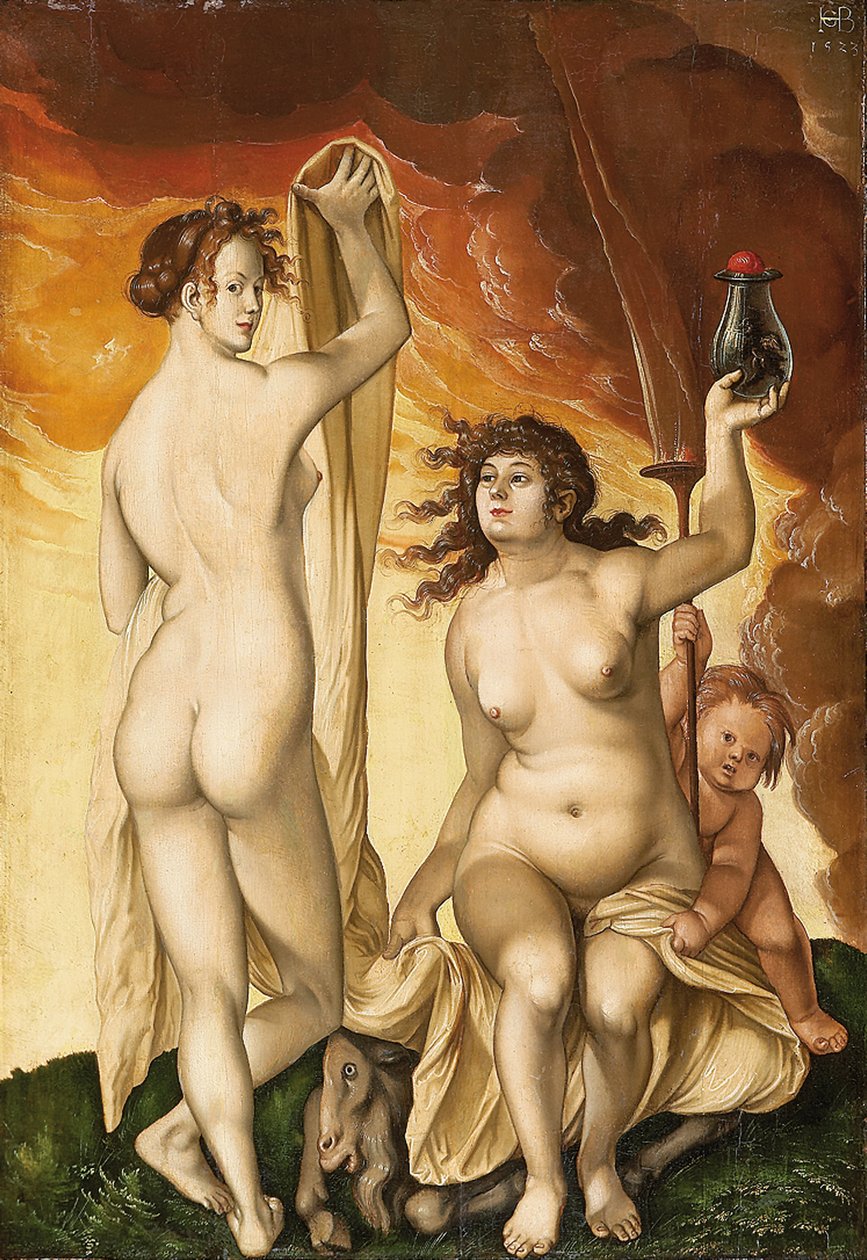 Duas bruxas de Hans Baldung Grien