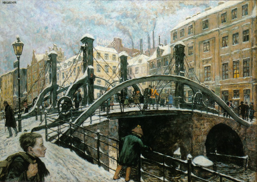 Virgin Brucke de Hans Baluschek
