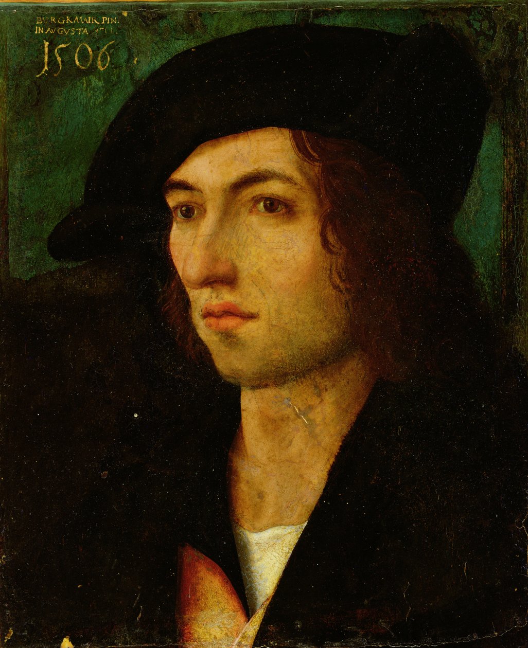 Retrato de um homem, 1506 de Hans Burgkmair