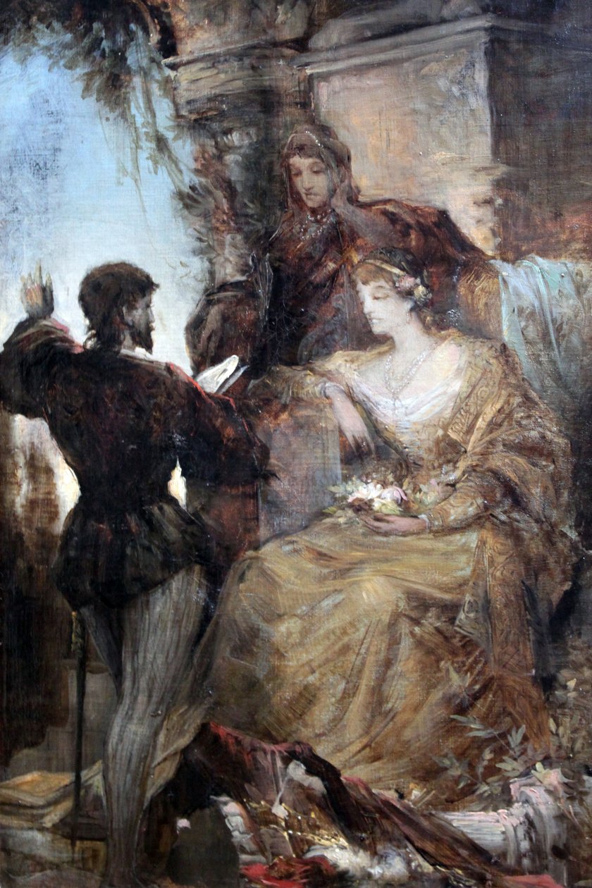Tasso e Eleanor de Este de Hans Makart