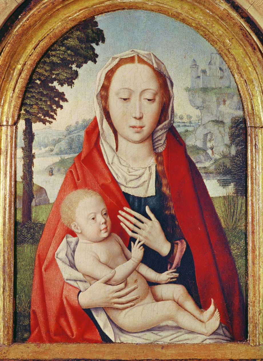 A Virgem e o Menino de Hans Memling