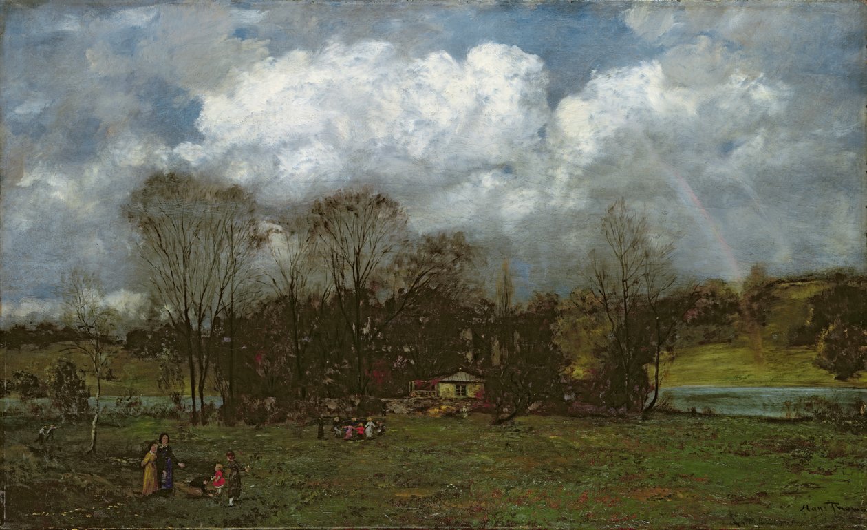Primavera adiantada, c.1868 de Hans Thoma