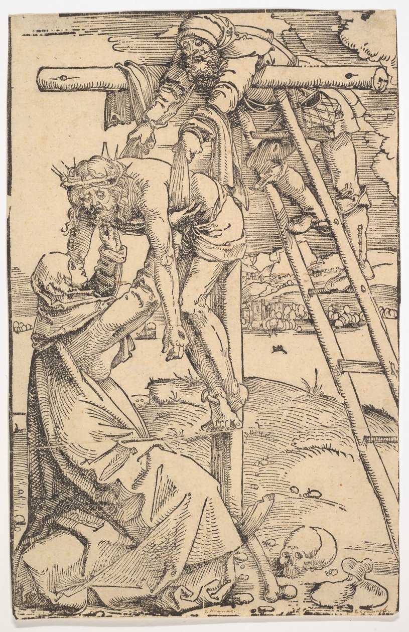 Descida da Cruz, 1505. de Hans Baldung